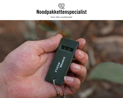 Noodfluitje (groen)