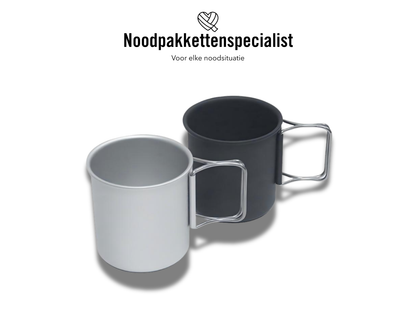 Metalen koffiebeker