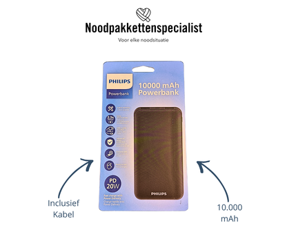 Philips™ Powerbank 10.000mAh (incl. kabel)