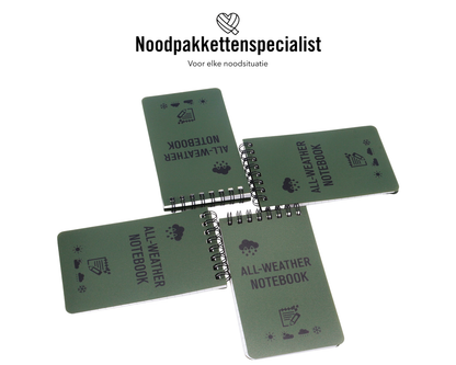 Waterdicht notitieboekje (harde kaft)