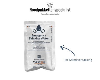 Noodwater 4x 125ml (totaal 500ml)