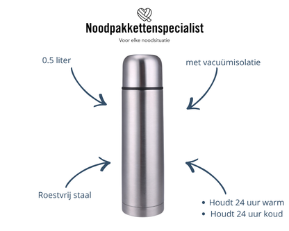 RVS thermosfles 0,5L
