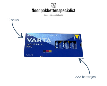 Varta AAA batterijen (10 stuks)