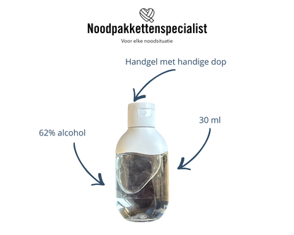 Desinfecterende handgel 30ml 2 stuks