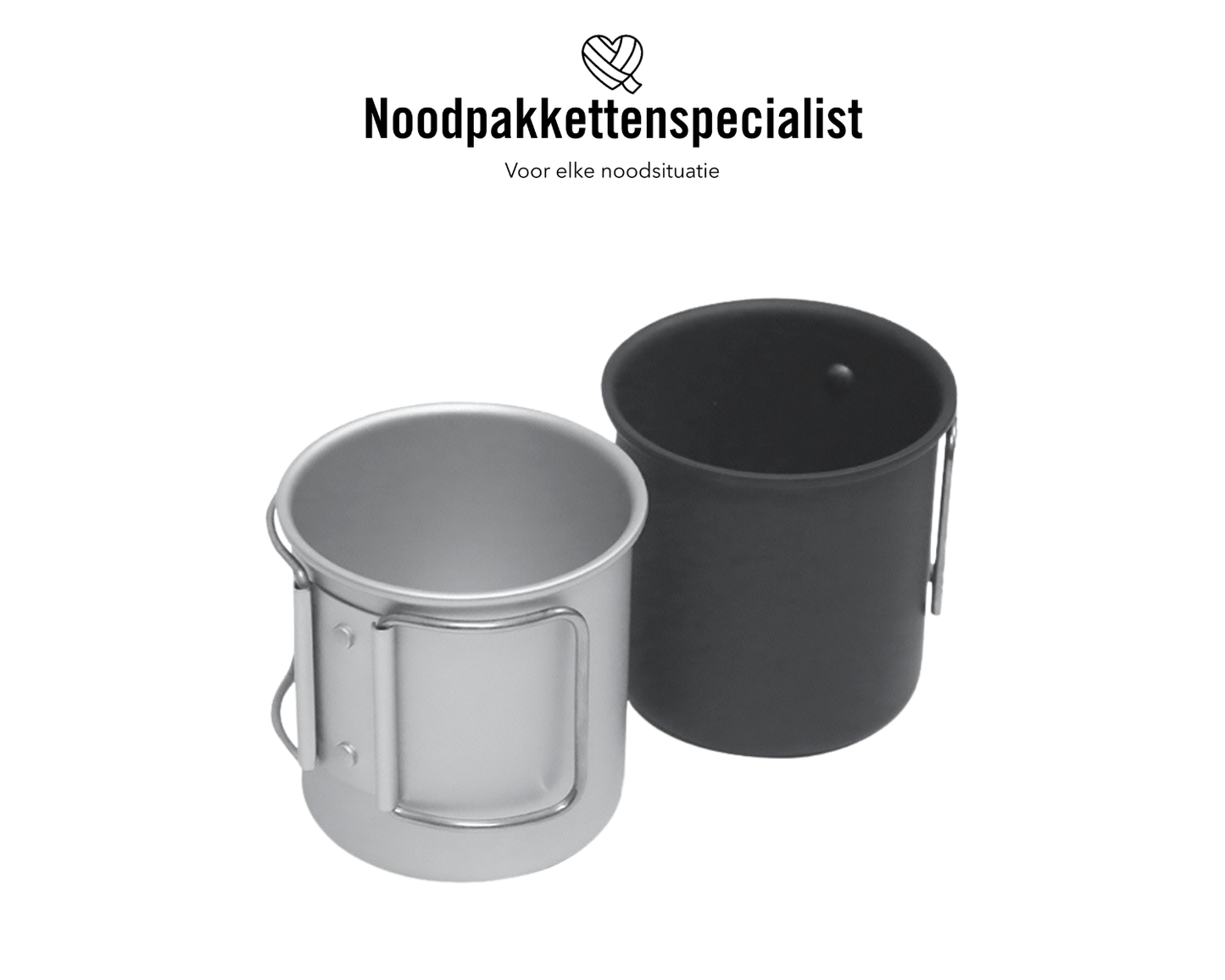 Metalen koffiebeker