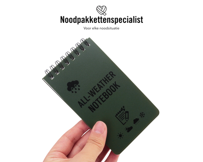 Waterdicht notitieboekje (harde kaft)