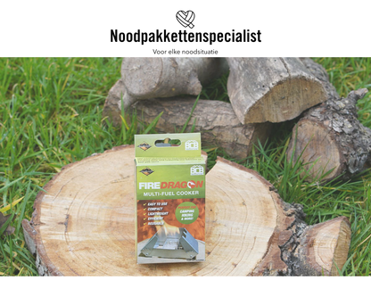 BCB folding cooker + windbreak